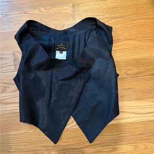 Vivienne Westwood Black Textured vest